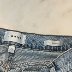 Frame Denim Light Blue Straight Leg Jeans